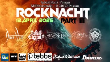 Entradas para Rocknacht Part III en 12.04.2025 - Comprar entradas